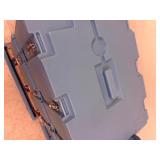 3 stackable hot boxes with wheel cart.