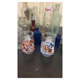 Collection of Vintage Glass Bottles and Welch