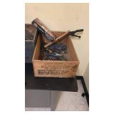 Collection of Vintage Hand Tools, Hardware, Universal No.3 Food Chopper, and Accessories