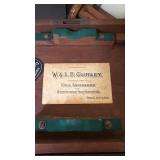 Vintage Surveyor Transit with Wooden Tripod and Case