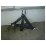 Wolverine 3 Point to 2" Receiver Adapter Black