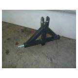 Wolverine 3 Point to 2" Receiver Adapter  Black