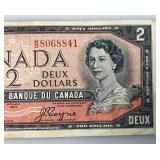Est. $75.00 - $150.00 1954 Canada 2 Dollar (Devil