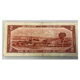 Est. $75.00 - $150.00 1954 Canada 2 Dollar (Devil