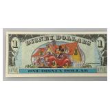 VERY RARE 1993 Series DISNEY Dollars Mickey