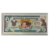 VERY RARE 1993 Series DISNEY Dollars Mickey