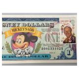 VERY RARE 1993 Series DISNEY Dollars Mickey