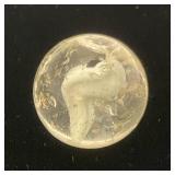 Est. $185.00-$600.00 1" RARE Sulfide Marble With Number 7 In It (Chips Present)