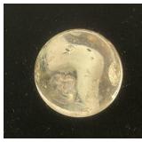 Est. $185.00-$600.00 1" RARE Sulfide Marble With Number 7 In It (Chips Present)