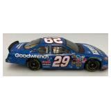 Vintage Collectible 1:24 Scale Die Cast NASCAR "DALE EARNHARDT JR." #3 & "KEVIN HARVICK" #29 Cars In Original Boxes