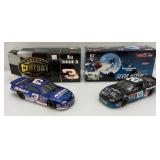 Vintage Collectible 1:24 Scale Die Cast NASCAR "DALE EARNHARDT JR." #3 & "KEVIN HARVICK" #29 Cars In Original Boxes
