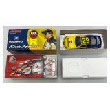 Vintage Collectible 1:24 Scale Die Cast NASCAR "DALE EARNHARDT JR." #8 & "KEVIN HARVICK" #29 Cars In Original Boxes