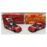 Vintage Collectible 1:24 Scale Die Cast NASCAR "DALE EARNHARDT JR." #8 Cars In Original Boxes