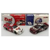 Vintage Collectible 1:24 Scale Die Cast NASCAR "DALE EARNHARDT JR." #8 Cars In Original Boxes