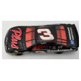 Vintage Collectible 1:24 Scale Die Cast NASCAR "DALE EARNHARDT" #3 Cars Including One Clear Car In Original Boxes