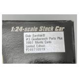 Vintage Collectible 1:24 Scale Die Cast NASCAR "DALE EARNHARDT" #3 Cars Including One Clear Car In Original Boxes