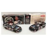 Vintage Collectible 1:24 Scale Die Cast NASCAR "DALE EARNHARDT" #3 Cars In Original Boxes