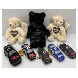 Misc. Collectible Dale Earnhardt Teddy Bears And Plush Cars