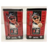 Vintage Collectible Dale Earnhardt "The Legacy" Trading Cards In Tin 1= Factory Sealed, 1= Open But Sealed