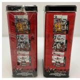 Vintage Collectible Dale Earnhardt "The Legacy" Trading Cards In Tin 1= Factory Sealed, 1= Open But Sealed