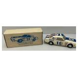 Vintage Collectible The NASCAR Grand National Series #15 Bud Moore Ford Thunderbird Decanter By Grenader Spirits Company (New Old Stock) In Original Box