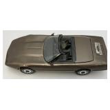 Vintage Collectible 1986 Corvette Pace Car (Bronze) Jim Beam Decanter In Original Box