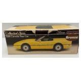 Vintage Collectible 1986 Corvette Pace Car (Bronze) Jim Beam Decanter In Original Box