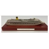 Vintage Costa Club Miniature Cruise Ship Models On Wood Bases And More (Some In Origianl Boxes)