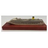 Vintage Costa Club Miniature Cruise Ship Models On Wood Bases And More (Some In Origianl Boxes)