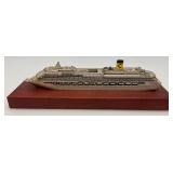 Vintage Costa Club Miniature Cruise Ship Models On Wood Bases And More (Some In Origianl Boxes)
