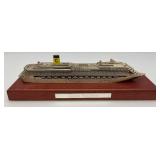 Vintage Costa Club Miniature Cruise Ship Models On Wood Bases And More (Some In Origianl Boxes)