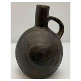 Chimu-Inca Culture Ceramic Mythical Character Vessel 8 3/4" x 6 1/2" x 5"