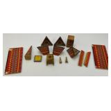 Antique REEDS New Cathedral Lithograph Building Blocks