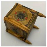 Antique REEDS New Cathedral Lithograph Building Blocks