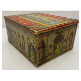 Antique REEDS New Cathedral Lithograph Building Blocks