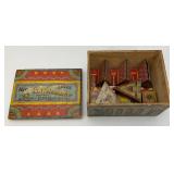 Antique REEDS New Cathedral Lithograph Building Blocks