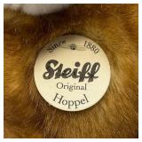 Vintage STEIFF Original "Hoppel" Bunny Rabbit 5 1/2" x 5" x 2 3/4" Ear Tag # 080081