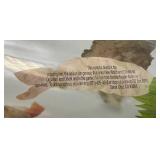 Large Vintage Oriental Themed Wine Bottle 19 1/2"