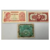 Misc. Vintage Foreign Currency