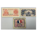 Misc. Vintage Foreign Currency