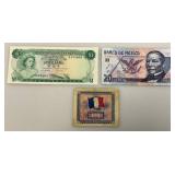 Misc. Vintage Foreign Currency