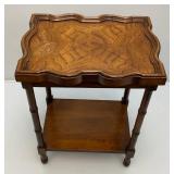 Vintage Mid Century Miniature BRANDT Brand Side Table 13" X 18" X 10"