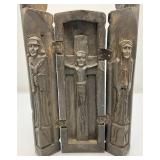 Misc. Vintage And Primitive Wood Items Including Grain Scoop And More