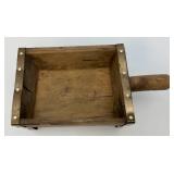 Misc. Vintage And Primitive Wood Items Including Grain Scoop And More