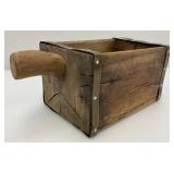 Misc. Vintage And Primitive Wood Items Including Grain Scoop And More