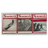 Misc. Vintage Magazines Including Newsweek War Magazines, Locomotive Engineers Journal And more