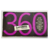 Vintage Polaroid 360 Land Camera In Vintage Carrying Case