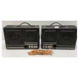 Vintage Kraco Digital Effects 100W Speakers