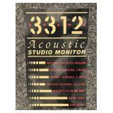 Vintage 3312 Acoustic Studio Monitor Speakers