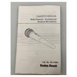 Large Group Of Studio Eguipment Including Radio Shack Microphone, Microphone Stand  And More